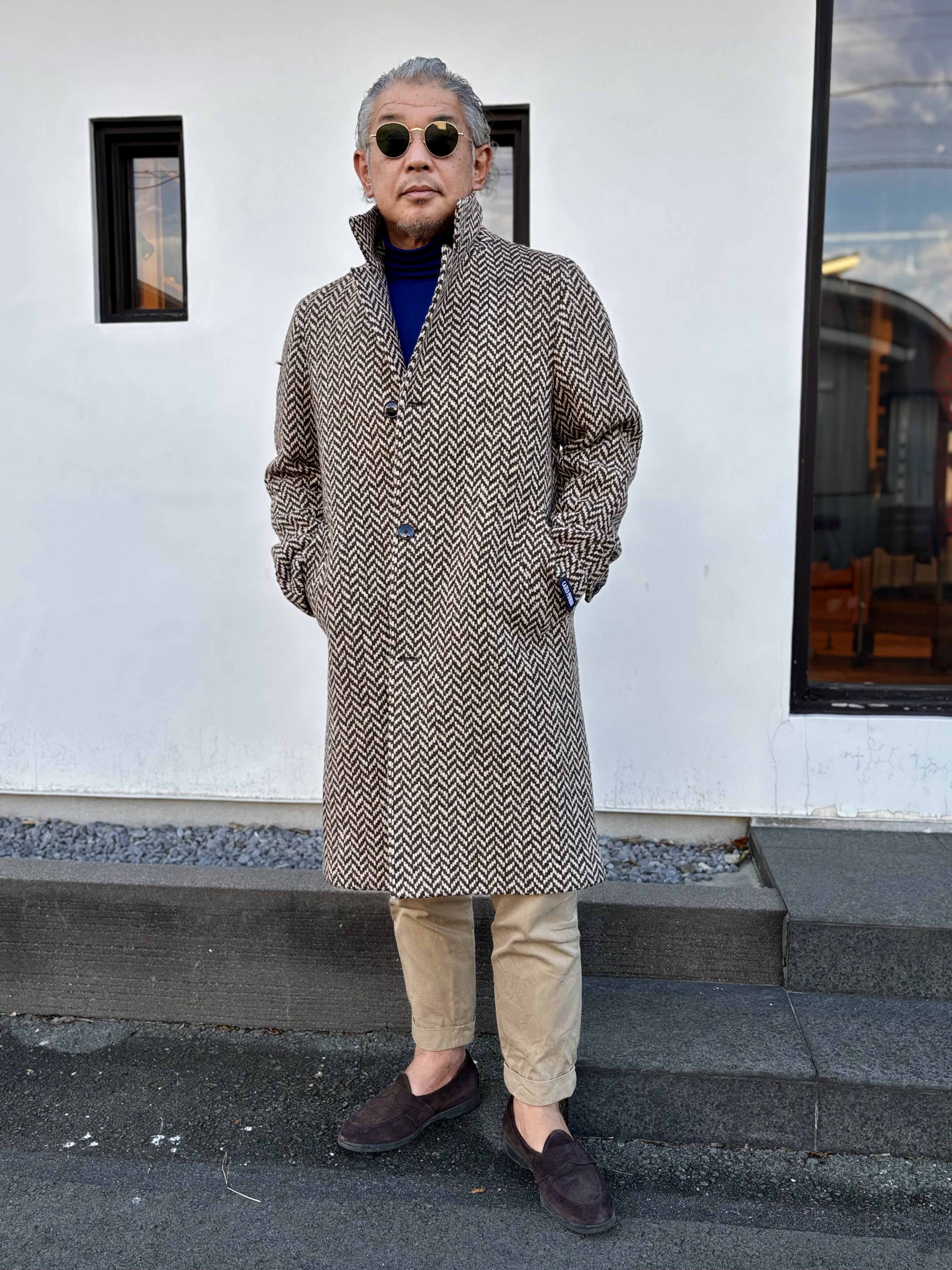 CARLO PIOMBO【カルロ・ピオンボ】DOUGLAS ヘリンボーンチェスター