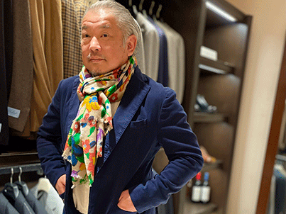 現行✨希少　ドルモア　ニットジャケット　アンコン　イタリア製　XL ネイビー ARMANI EXCHANGE ニット テーラードジャケット ジャケット テーラード